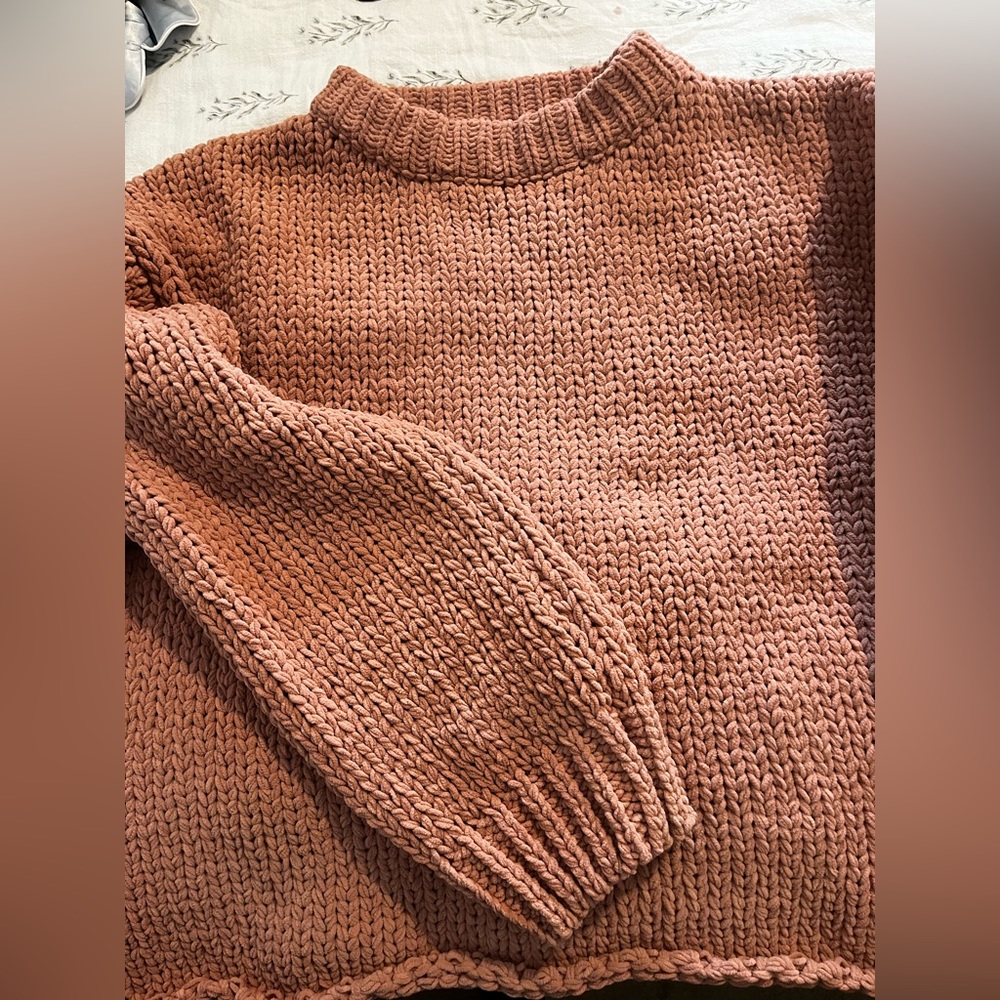 Petal & Pup mock neck sweater